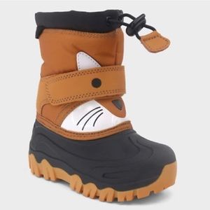 LIKE NEW  Cat & Jack Thermolite Fox  snow boots